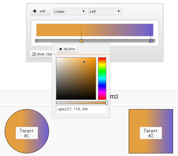 jquery-css3-linear-color