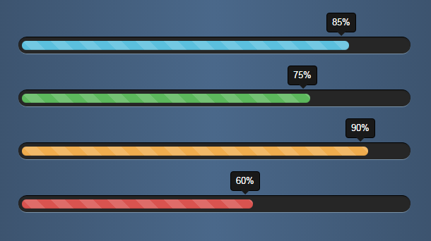 css3-colorful-progressbar