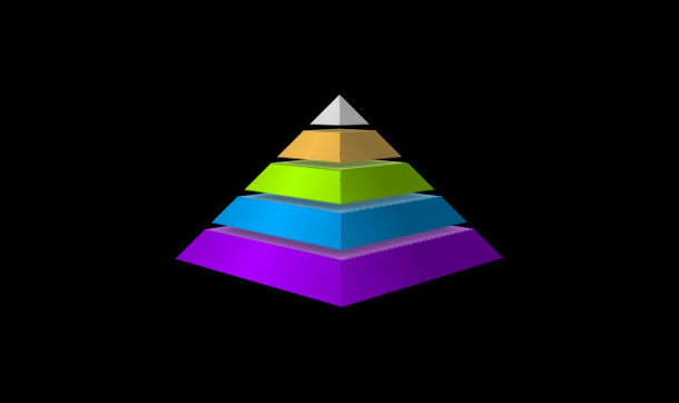 pure-css3-colorful-pyramid