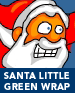 Santa Little Green Wrap